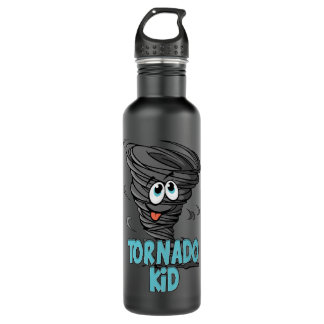Kids Tornado Kid Weather Meteorologist Storm Chasi 710 Ml Water Bottle