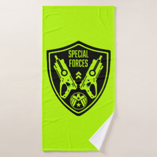 Kids Toy Dart Gun Battle Bath Towel