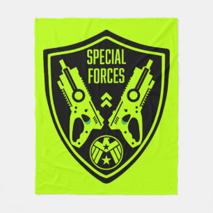 Kids Toy Dart Gun Battle Fleece Blanket