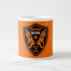 Kids Toy Dart Gun Battle Large Coffee Mug