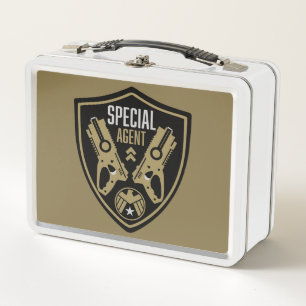 Kids Toy Dart Gun Battle Metal Lunch Box