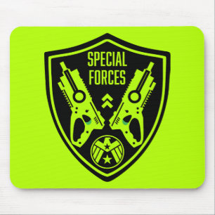 Kids Toy Dart Gun Battle Mouse Mat