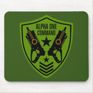 Kids Toy Dart Gun Battle Mouse Mat