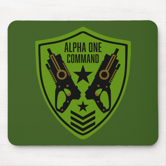 Kids Toy Dart Gun Battle Mouse Mat (Front)