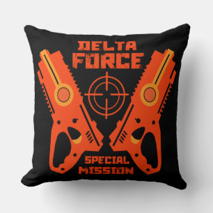 Kids Toy Gun Battle Christmas Cushion