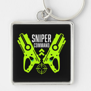 Kids Toy Gun Battle Christmas Key Ring