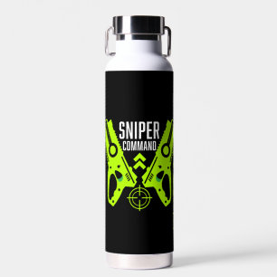 Kids Toy Gun Battle Christmas Water Bottle