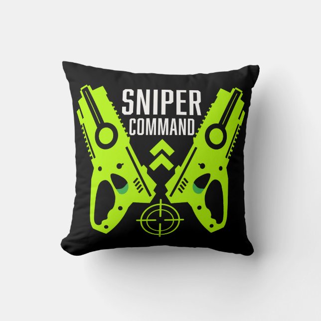 Kids Toy Gun Battle Gift Cushion (Front)