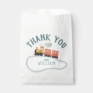 Kids Train Boys Birthday Thank You Favour Bags