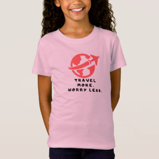 Kids Travel T-shirt in Pink