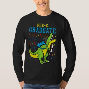 Kids Trex Pre K Graduate Last Day Graduation Dinos T-Shirt