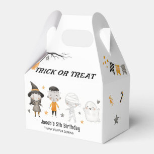 Kids Trick or Treat Halloween Birthday Favour Box