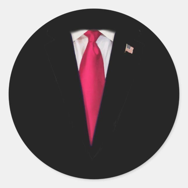 Kid's Trump Halloween Costume  Classic Round Sticker (Front)