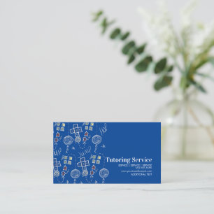 Kids Tutoring Educational  Business Card