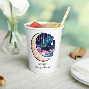 Kids Twinkle Stars Baby Shower Paper Cups