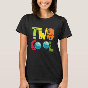 Kids Two Cool 2nd Birthday 2 Year Old Boy Second T-Shirt
