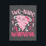 Kids Two-nado Warning 2nd Birthday Nk Tornado Birt Fleece Blanket<br><div class="desc">Kids Two-nado Warning 2nd Birthday Nk Tornado Birthday</div>