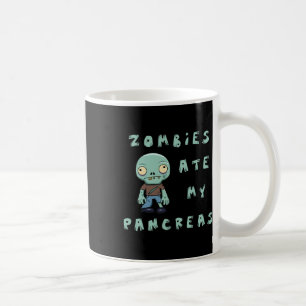 Kids Type 1 Diabetes Halloween - Zombies Ate Pancr Coffee Mug