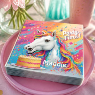 Kids Unicorn Party Napkins