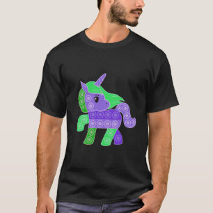 Kids Unicorn Pop Fidget Toy Graphic For Girls Popp T-Shirt