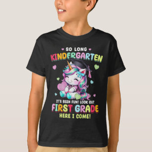 Kids Unicorn So Long Kindergarten Graduation Last T-Shirt