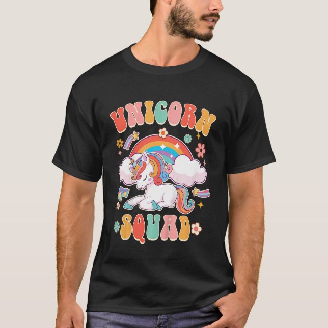 Kids Unicorn Squad Rainbow Magical Unicorn  Baby G T-Shirt (Front)