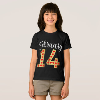 Kid's Valentine day Tri-Blend Shirt