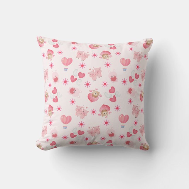 Kids Valentine's Day Cushion (Front)