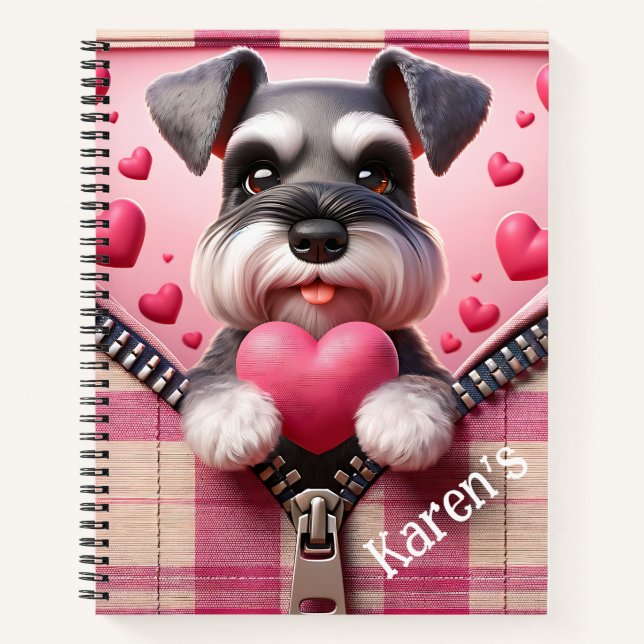 Kids Valentines Day Sketch  Notebook (Front)
