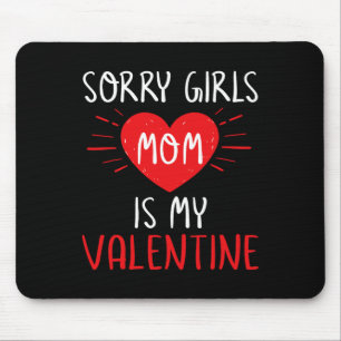 Kids Valentines Day Toddler Boys Shirt Mommy Is My Mouse Mat