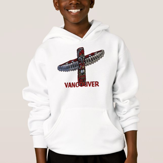 Kid's Vancouver Hoodie Souvenir Vancouver Hoodies (Front)