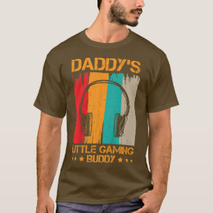 Kids Video Game Lover Daddy's Little Gaming Buddy T-Shirt