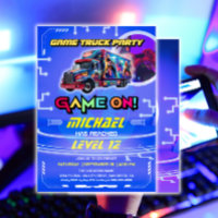 Kids Video Game Truck Birthday Party
