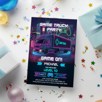 Kids Video Game Truck Birthday Party