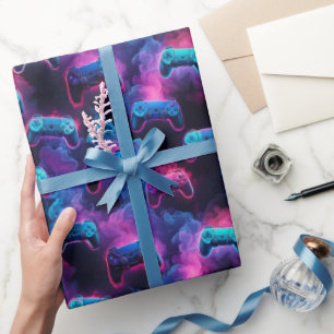 Kids Video Gaming Birthday Wrapping Paper