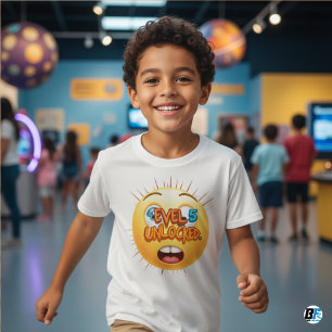 Kids Video Gaming Level 5 Unlocked  T-Shirt