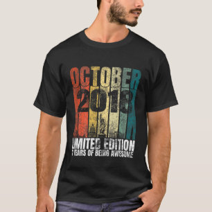Kids Vintage October 2018 Bday Gifts 2 Year Old 2N T-Shirt