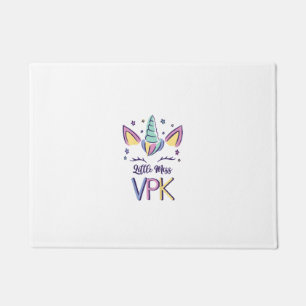 Kids VPK Girl First Day Little Miss VPK T-Shirt Doormat