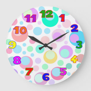 kids wall clock,kids room large clock