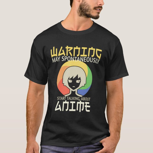 Kids Warning May Spontaneously Start Talking About T-Shirt (Front)