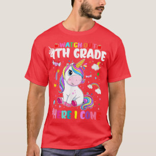 Kids Watch Out 4th Grade Here I Come Cutes Magical T-Shirt