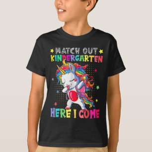 Kids Watch Out Kindergarten Here I Come Back To Sc T-Shirt