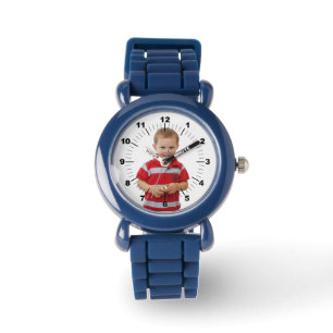 Kid's Watch - Personalised - Blue