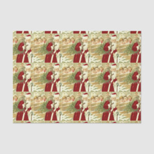 Kids Watching Santa Tissue Paper