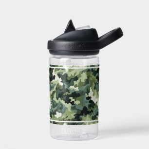 Kids Water Bottle Camo Print
