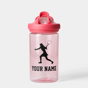 Kid's water bottle for female junior tennis player