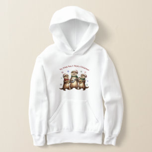 Kids We Wish You A Merry Christmas Sweatshirt 