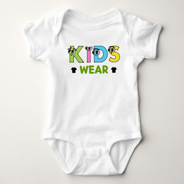 Kids wear baby bodysuit (Front)