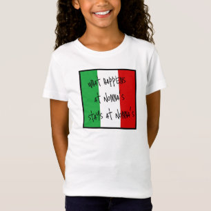Kids What Happens At Nonna’s  T-Shirt