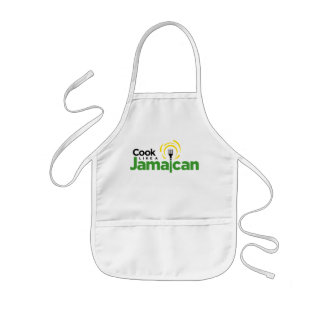 Kids White Cotton Apron